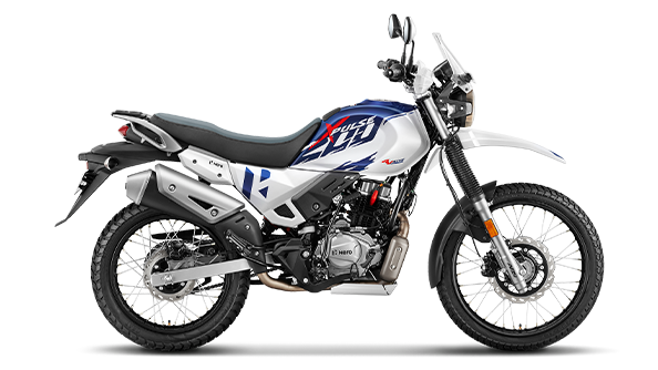 Hero Xpulse 200 adventure bike on mountain trail