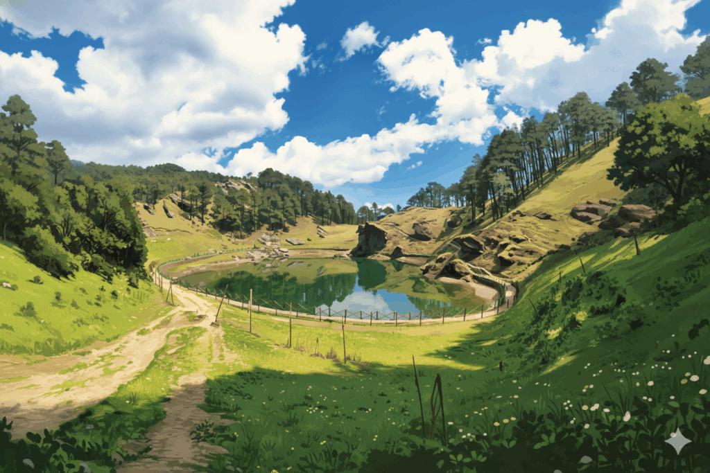 Serolsar lake at Jalori Pass